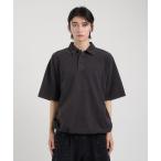 ポロシャツ ピグメントドローコードポロシャツ メンズ レディース