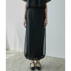 「LE CIEL BLEU」 ロングスカート 36 ブラック レディース