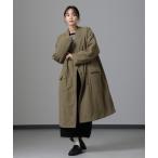 ショッピングnano 「NANO universe」 ステンカラーコート FREE カーキ レディース