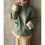 [CE'E_SE'E] мутоновое пальто FREE светло-зеленый женский 