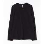 「ATTACHMENT」 長袖Tシャツ 3 ブラック メンズ