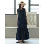 ワンピース 「2025 SUMMER COLLECTION」「RAIN SHIELD」「撥水加工」「低身長/高身長サイズ有」裾バルーンノースリーブワン