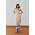 ワンピース Rib Bare Top Dress /ベアトップワンピース