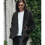 コート ジャケット mj10836- Heavy Weight Indigo Sweat One Button Shawl Collar Jacket