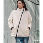 コート ジャケット mj10842- Cable Jacquard Boa Jacket ボアジャケット メンズ