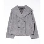 コート アウター フェイクウールリ