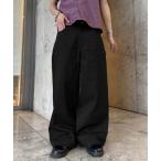 パンツ 星スタッズダブルニーツイルパンツ レディース メンズ
