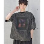 tシャツ ヴィンテージ加工ピグメントグラフィックTシャツ メンズ レディース