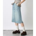 ジーンズ デニム デニムパンツ エンボスデニムハーフパンツ/499013 レディース