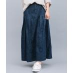 スカート アディレプリントデニムスカート