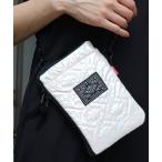 ショルダーバッグ バッグ シャイニーキルティングスマホショルダーポーチ レディース