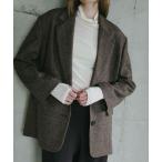 ジャケット テーラードジャケット 「ZOZO限定カラー」チェックツィードテーラージャケット レディース