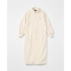 ワンピース 「THOUSAND MILE」KNIT FLEECE HALF ZIP OP/ニットフリース　ハーフジップワンピース