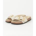「BIRKENSTOCK」 フラットサンダル 38 ベージュ レディース