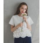 tシャツ ヘムラインデザインTシャツ レディース