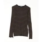 [FREAK'S STORE] окантовка рисунок длинный рукав вязаный FREE черный женский 