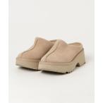 「UGG」 フラットサンダル 23cm ベージュ レディース