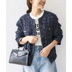 「SHIPS any」 ブルゾン ONE SIZE ネイビー レディース
