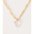 ネックレス ネコメ チェーン ハートネックレス/ハート マンテルネックレス レディース