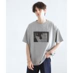 tシャツ 「接触冷感機能付き」「HIGH COOL/ハイクール」モノクロフォトTシャツ メンズ