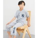 パジャマ 「MLB」メッシュ天竺半袖パジャマ(男の子 女の子) キッズ 子供 男の子 女の子