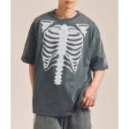 tシャツ 「VANSON」PIGMENT DYED TEE / ブラック 「RZV-2501」 メンズ