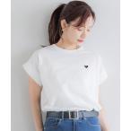 tシャツ フレンチスリーブロゴTシャツ レディース
