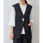 ショッピングジレ ベスト ジレ パーツ付きジレ レディース