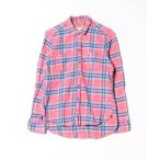 「Hollister」 チェック柄長袖ネルシャツ M ピンク レディース
