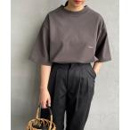 「GYMPHLEX」 半袖Tシャツ L チャコールグレー レディース