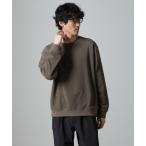 「NANO universe」 長袖Tシャツ L カーキ メンズ