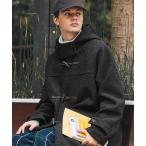 [EMMA CLOTHES] полупальто "даффл коут" S уголь мужской 