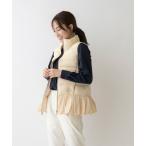 ショッピングダウンベスト 「Sono」 ダウンベスト 1 ベージュ レディース