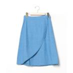 「FENDI」 スカート 40 ブルー レディース