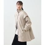[FREAK'S STORE] пальто с отложным воротником свободный натуральный женский 