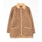 ショッピングラベンハム 「LAVENHAM」 キルティングカジュアルジャケット 46 ブラウン メンズ