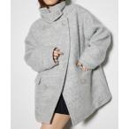 「rienda」 ピーコート MEDIUM グレー レディース