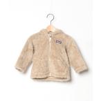 「patagonia」 「KIDS」ジップアップブルゾン - ベージュ キッズ