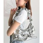 「mily bilet」 トートバッグ ONE SIZE シルバー レディース