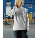 「HANES」 長袖Tシャツ LARGE グレー メンズ