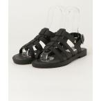 「melissa」 フラットサンダル 23.5cm ブラック レディース