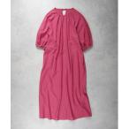 シャツワンピース 「HONEYSUCKLE ROSE」リネン混２ＷＡＹワンピース