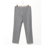 [Demi-Luxe BEAMS] в клетку брюки 36 серый женский 