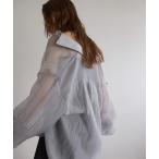 ブラウス シャツ Wrinkle Gloss Over Shirt レディース