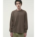 tシャツ ピグメントポンチカットソー(ロンT) メンズ