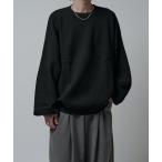 セーター ニット ウォッシャブルモダンBASICクルーネックニット メンズ