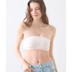 ブラジャー ノンワイヤー無地リブチューブ