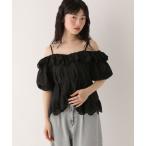 ブラウス シャツ パンチングオフショルブラウス 575764 レディース