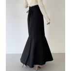 ショッピングスカート スカート ハイウエストレースアップツイードマーメイドスカート