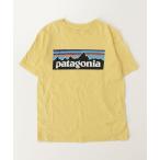 「patagonia」 「KIDS」半袖Tシャツ S イエロー キッズ